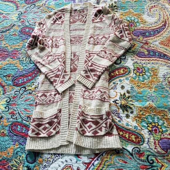 Aztec Sweater Cardigan - Picture 2 of 2